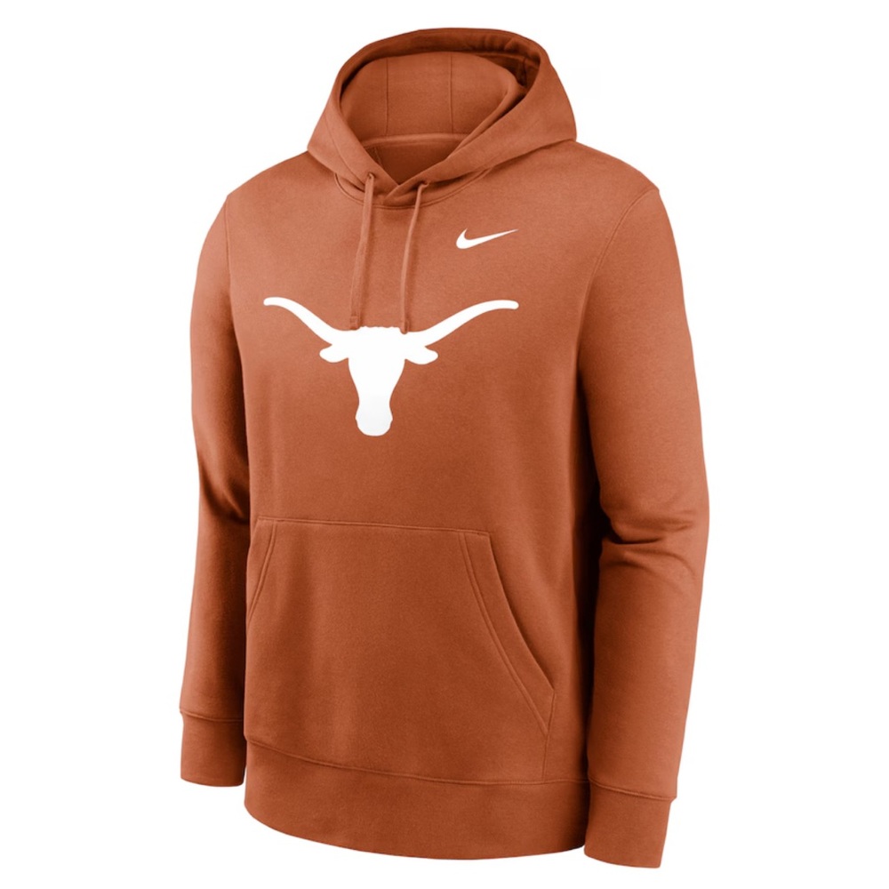 Nike Men's Tan Hoodie with White Logo